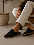Mule en daim véritable - Pour Hommes