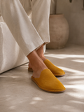 Mule en daim véritable - Hommes