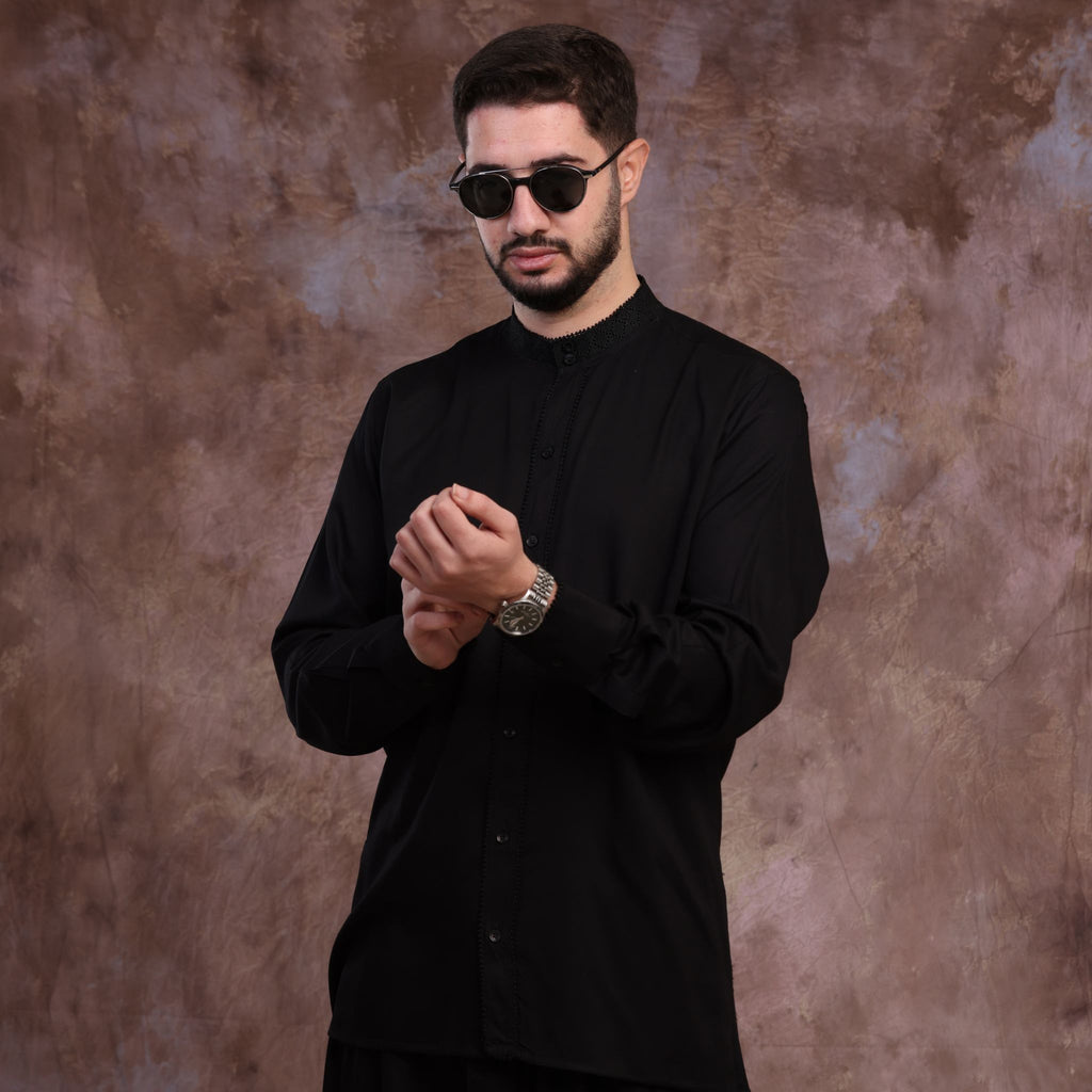 Chemise travaillé de facon Randa à la main