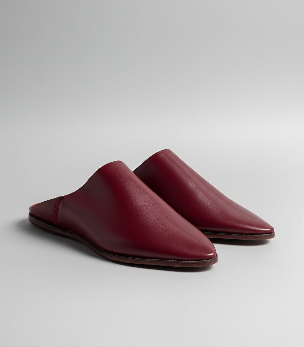 Belgha en cuir pour hommes
